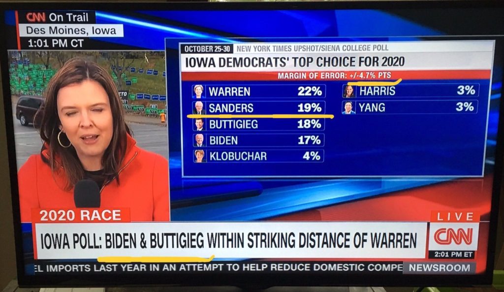 biden and buttigieg within striking distance