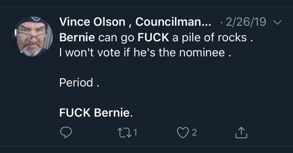 i wont vote for bernie if nominee