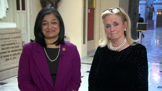 Representatives Jayapal And Dingell Press President Trump On Medicare For All